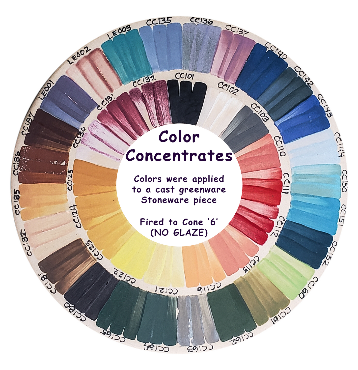 CC101 Cobalt Black - Colors for Earth Color Concentrate Underglaze