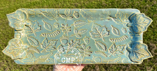 Leaf textured roller