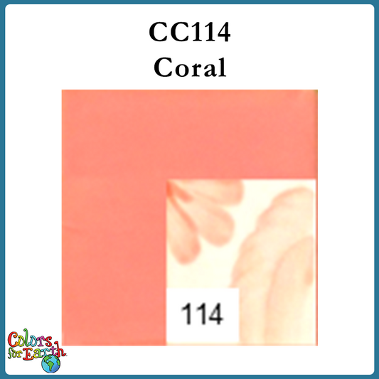 CC114 Coral - Colors for Earth Color Concentrate Underglaze