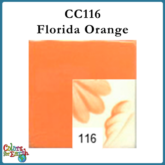 CC116 Florida Orange - Colors for Earth Color Concentrate Underglaze