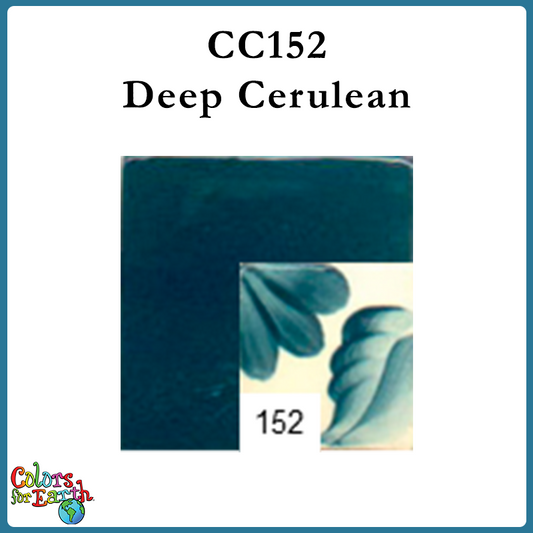 CC152 Deep Cerulean - Colors for Earth Color Concentrate Underglaze
