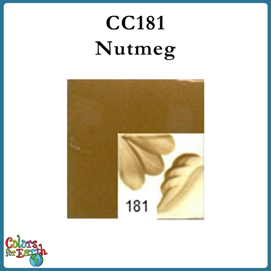 CC181 Nutmeg - Colors for Earth Color Concentrate Underglaze