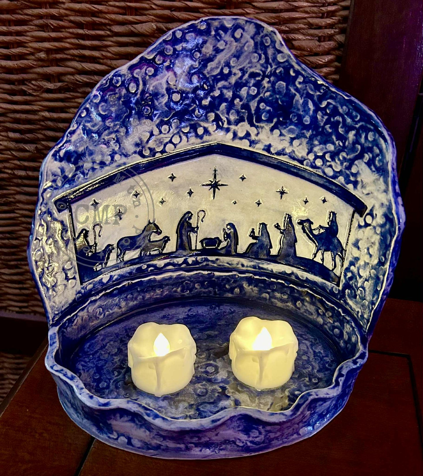 Nativity Scene Luminary Template
