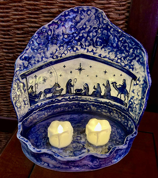 Nativity Scene Luminary Template