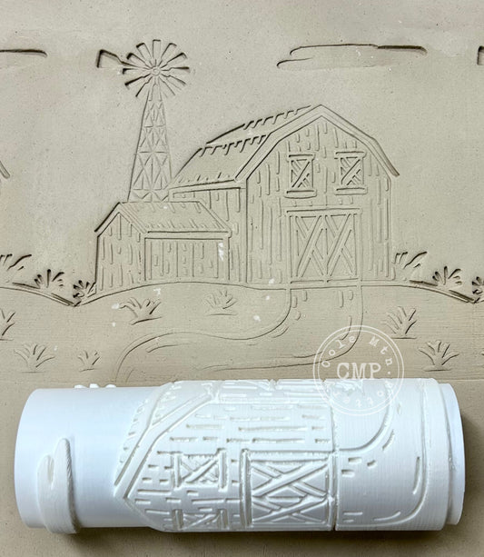 Barn and Windmill Roller