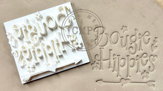 Bougie Hippies stamp