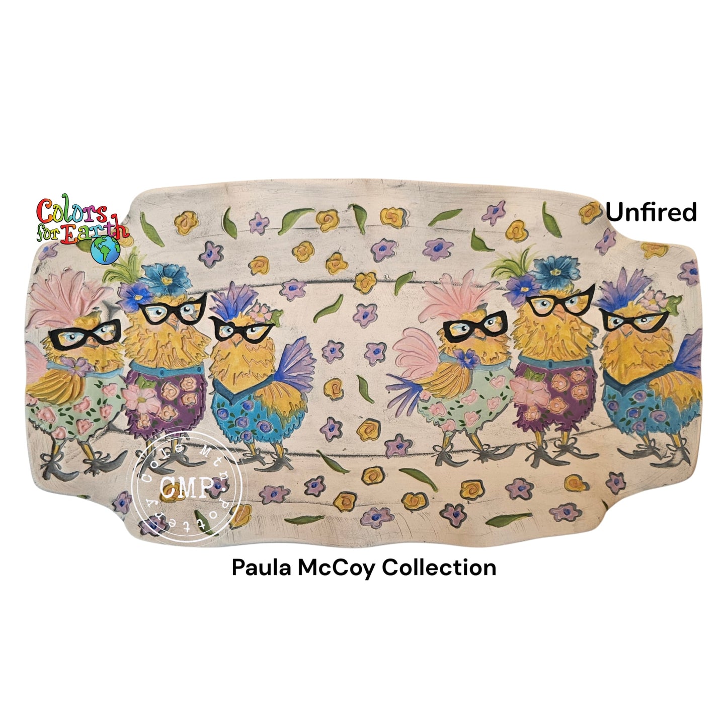 Sassy Chick's Trio Floral by Paula McCoy