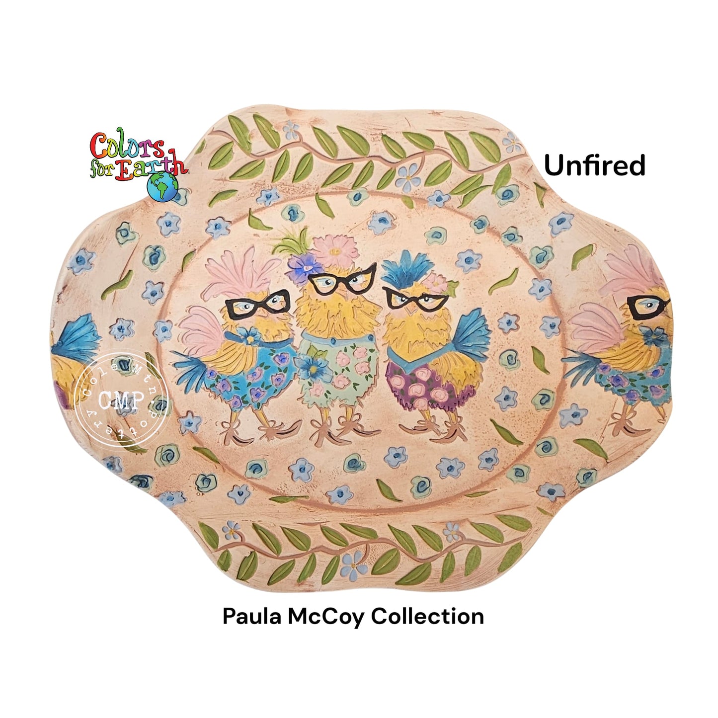 Sassy Chick's Trio Floral by Paula McCoy