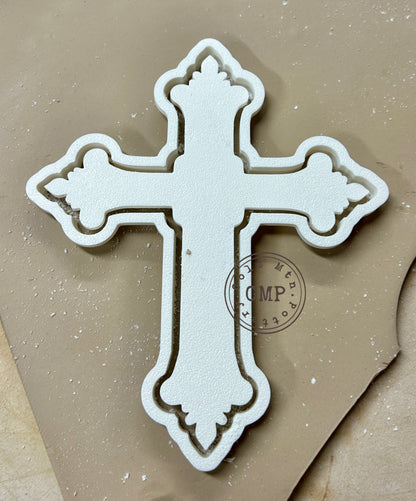 Flourish Cross stamp and cutter combo