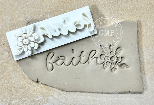 Faith Flowers stamp