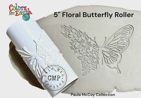 Floral Butterfly-5 inch by Paula McCoy