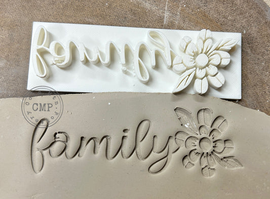 Family Flowers stamp