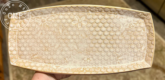Honeycomb textured roller