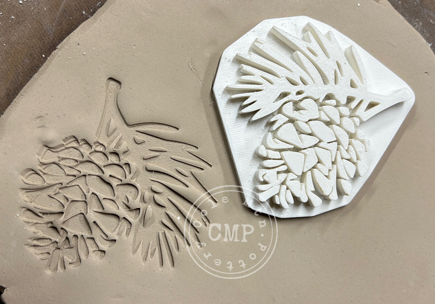 Pinecone stamp