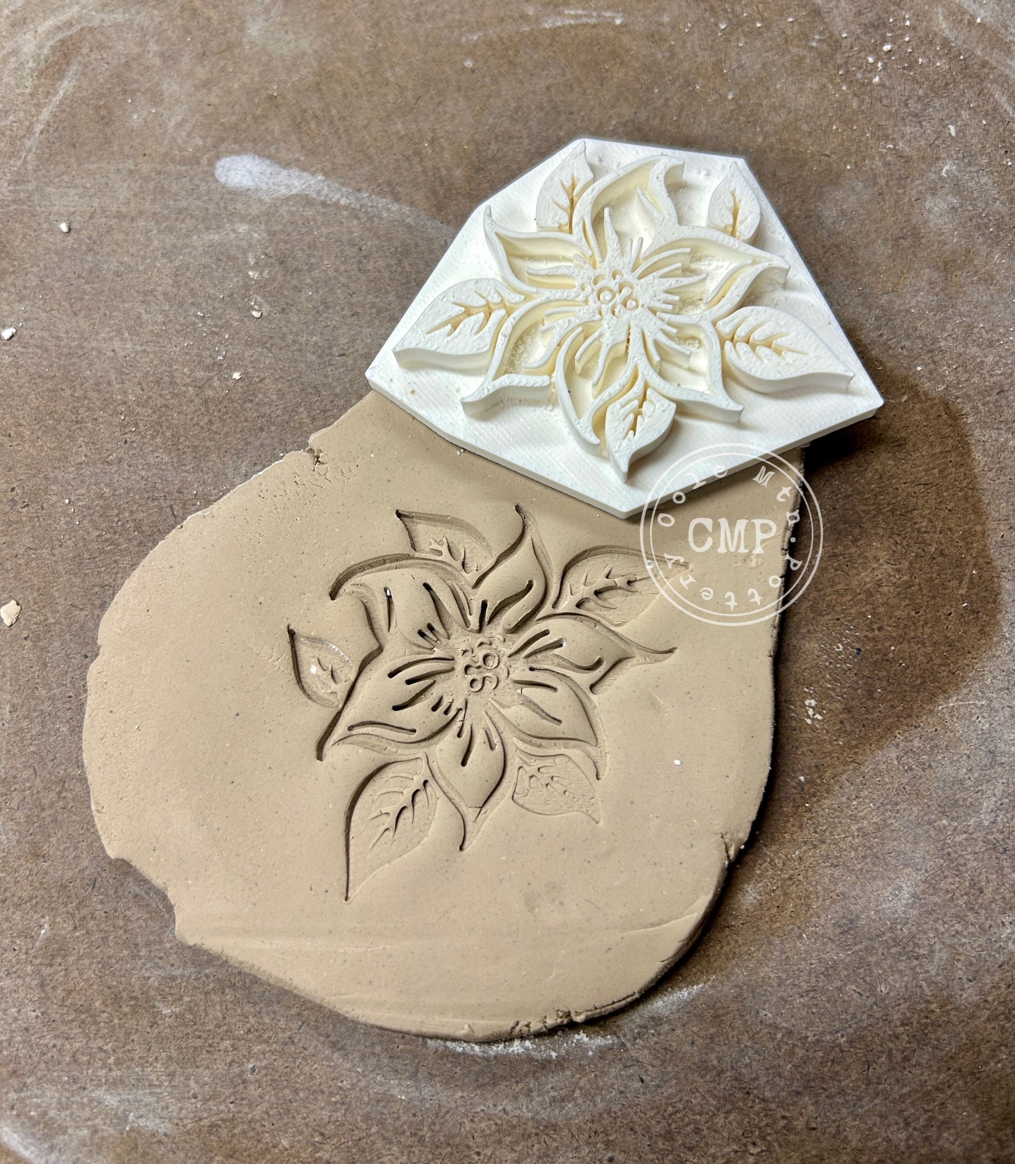 Poinsettia stamp