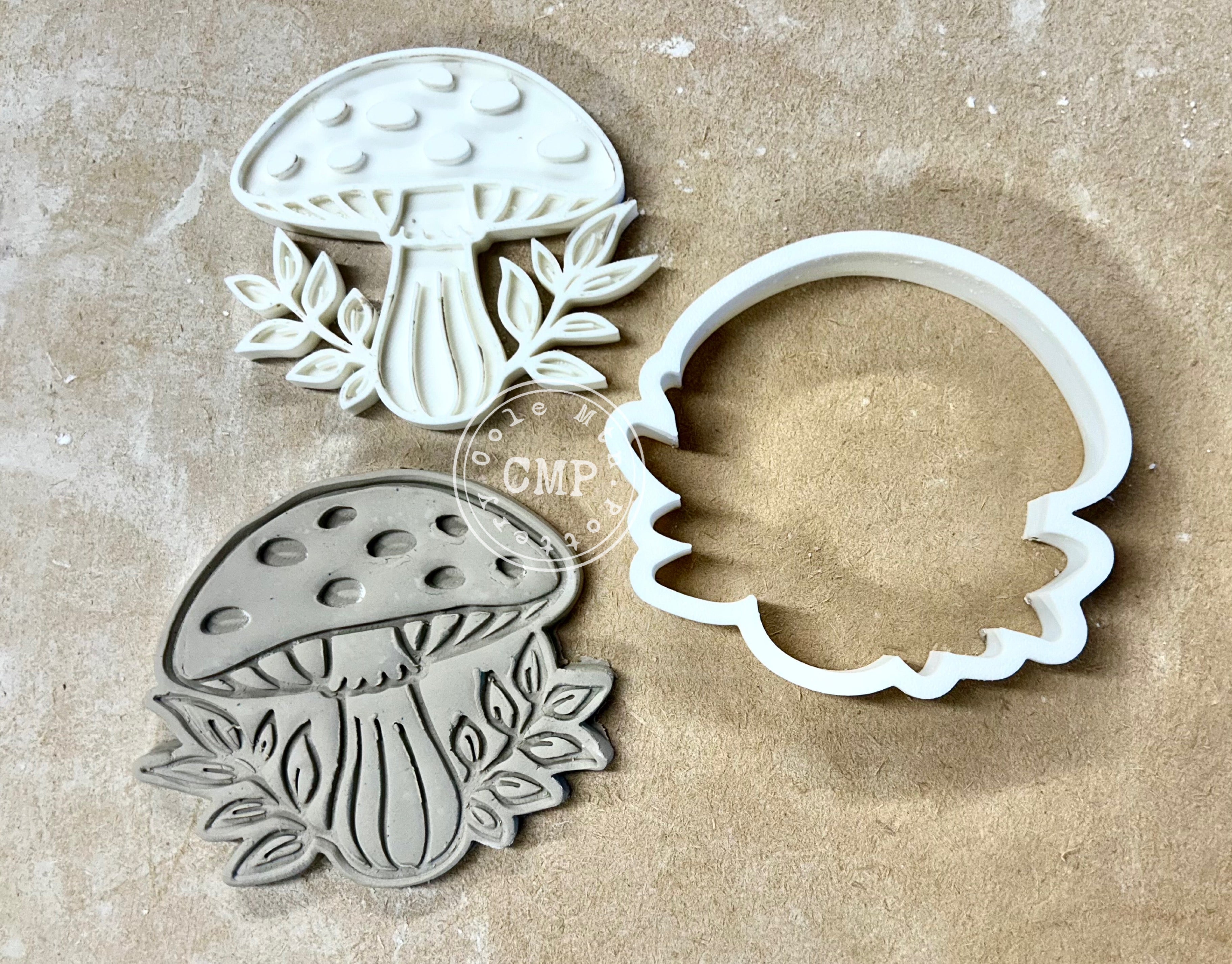 Cole Cutter Mushroom Stamp and Cutter – Cole Mountain Pottery