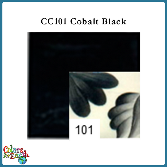 CC101 Cobalt Black - Colors for Earth Color Concentrate Underglaze