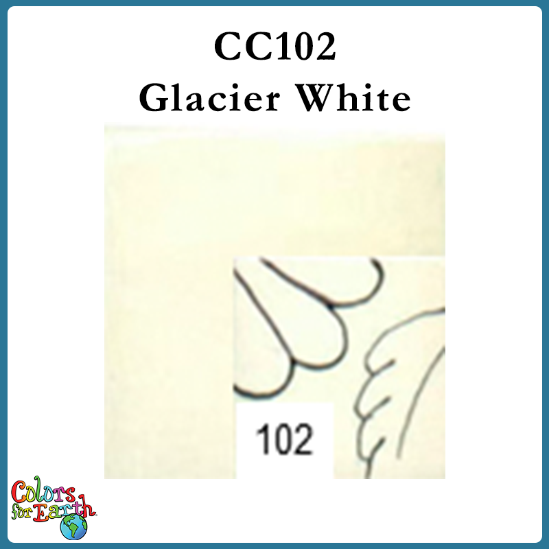 CC102 Glacier White - Colors for Earth Color Concentrate Underglaze