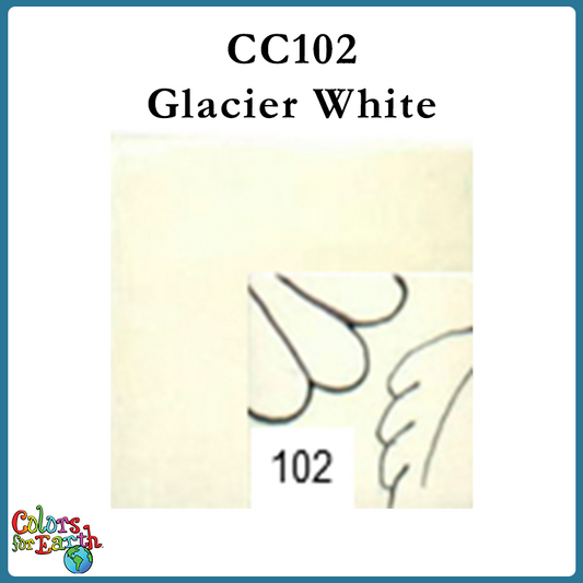 CC102 Glacier White - Colors for Earth Color Concentrate Underglaze