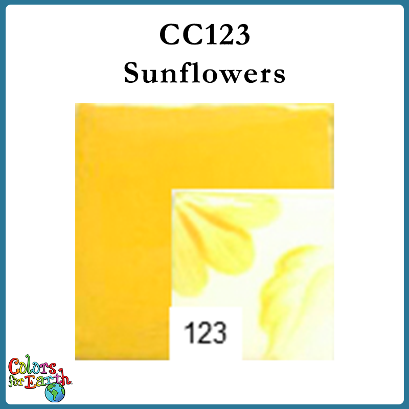 CC123 Sunflowers - Colors for Earth Color Concentrate Underglaze
