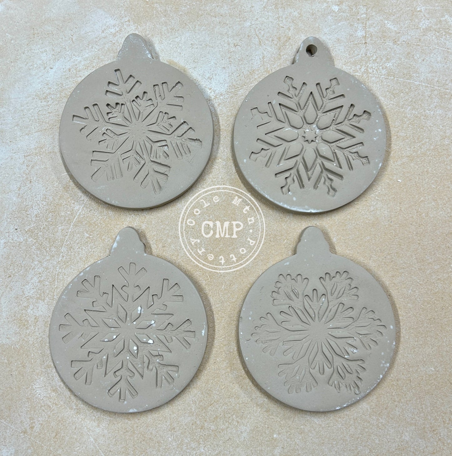 Snowflake Stamp and Christmas Ball Ornament Cutter Set