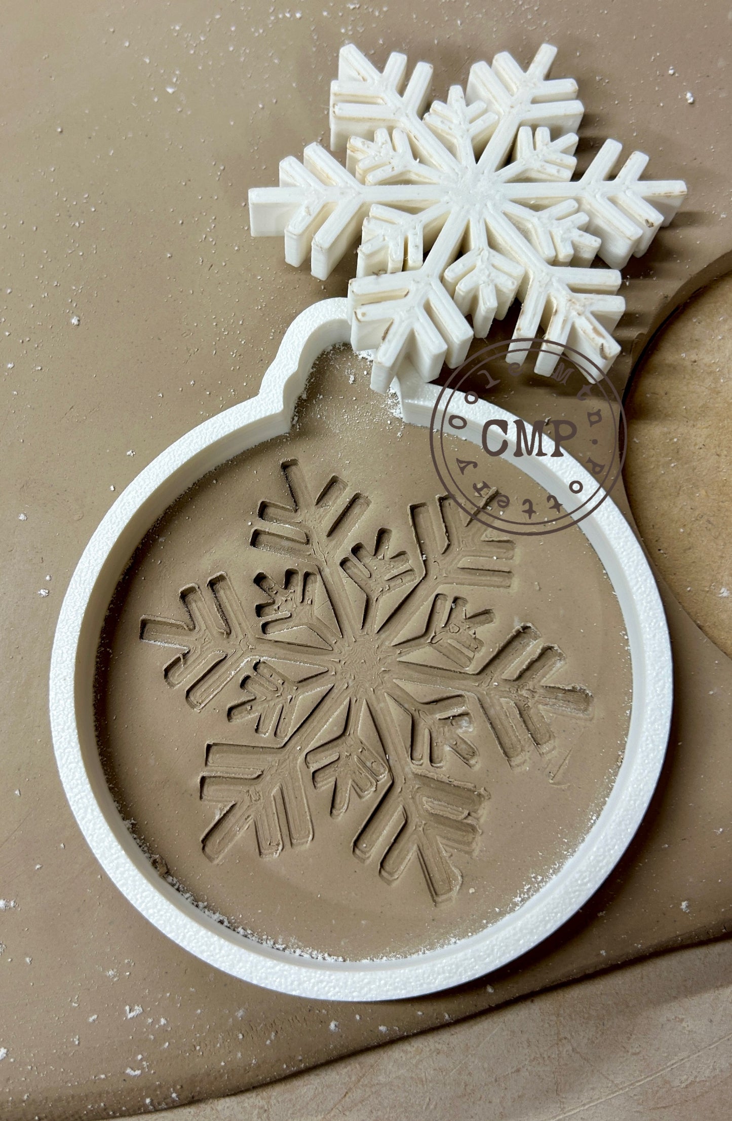 Snowflake Stamp and Christmas Ball Ornament Cutter Set