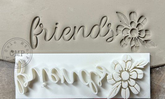 Friends Flowers stamp