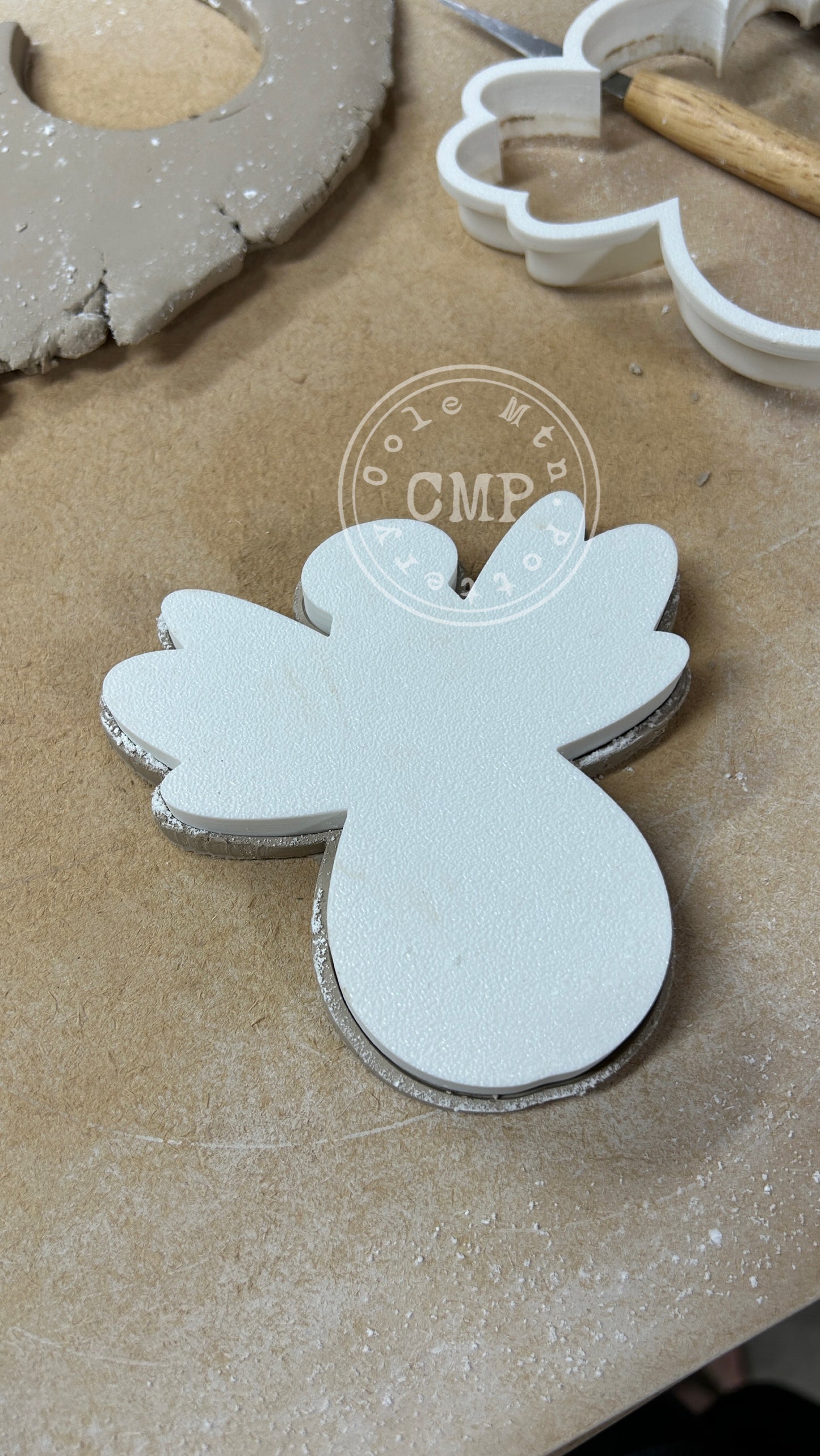 Angel Stamp and Cutter Combo with Awareness Ribbon