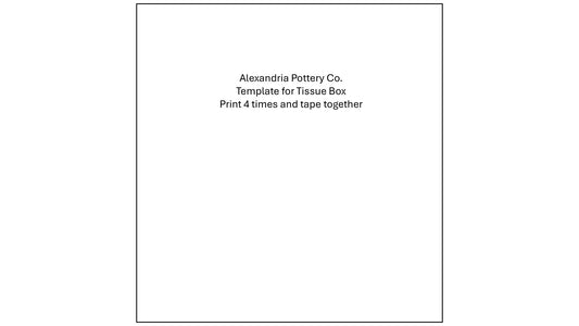 Tissue Box Template