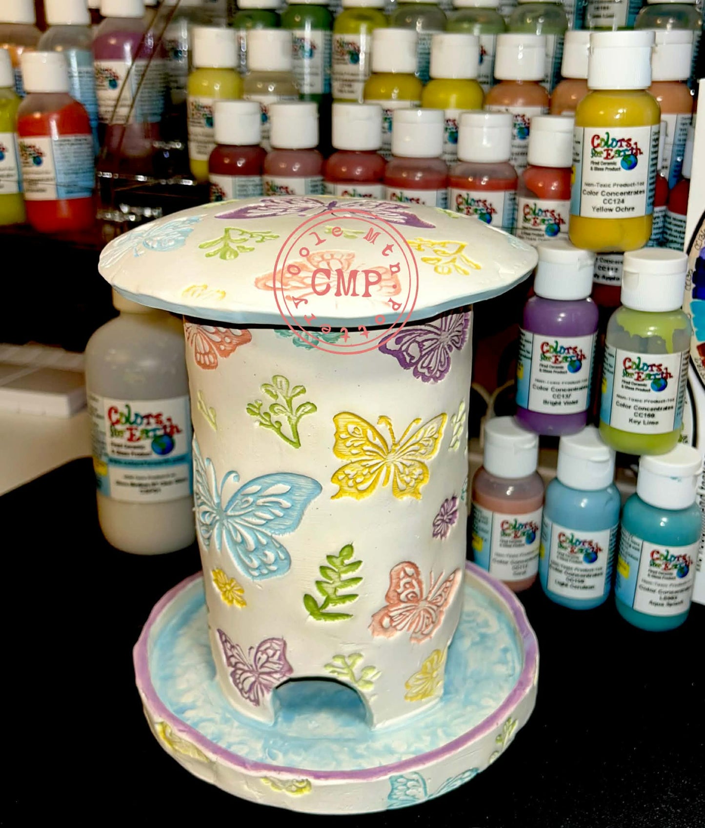 Butterfly textured roller