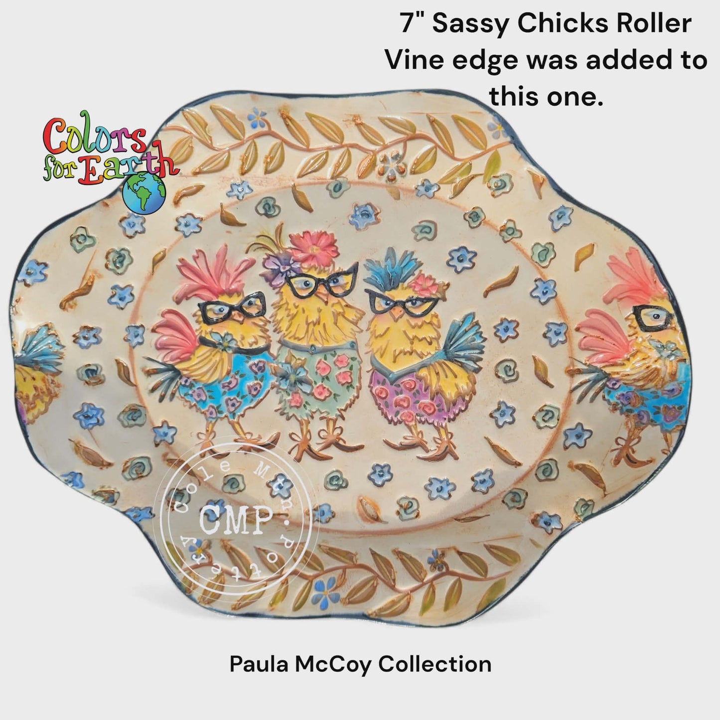 Sassy Chick's Trio Floral by Paula McCoy
