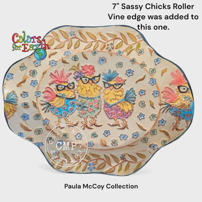 Sassy Chick's Trio Floral by Paula McCoy