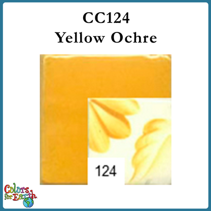 CC124 Yellow Ochre - Colors for Earth Color Concentrate Underglaze