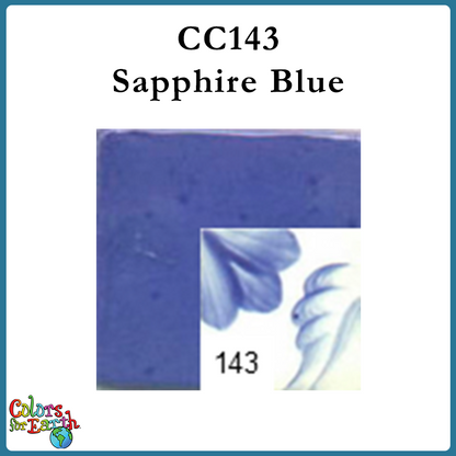 CC143 Sapphire Blue - Colors for Earth Color Concentrate Underglaze