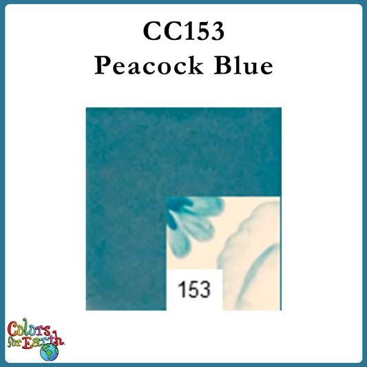 CC153 Peacock Blue - Colors for Earth Color Concentrate Underglaze