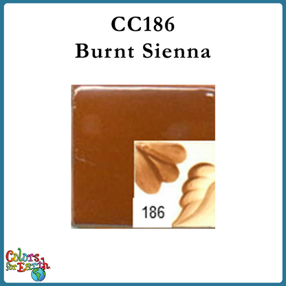 CC186 Burnt Sienna- Colors for Earth Color Concentrate Underglaze