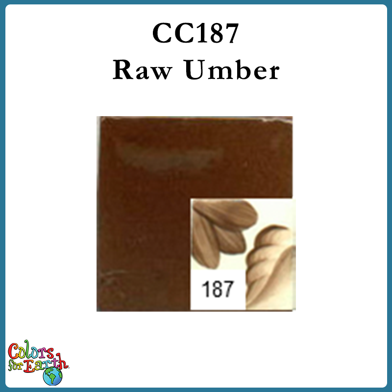CC187 Raw Umber - Colors for Earth Color Concentrate Underglaze