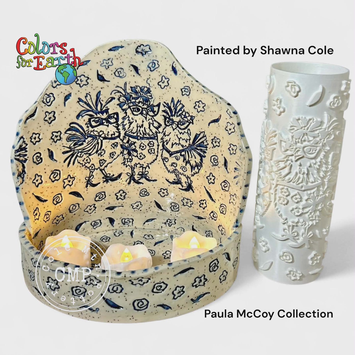 Sassy Chick's Trio Floral by Paula McCoy