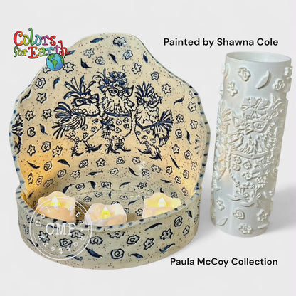 Sassy Chick's Trio Floral by Paula McCoy