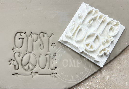 Gypsy Soul 3D printed stamp